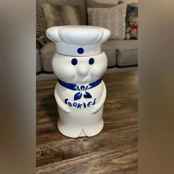 SALE~~Vintage 1973 Pillsbury Doughboy 11” Cookie Jar Collectible “Cookies” - Picture 3 of 10